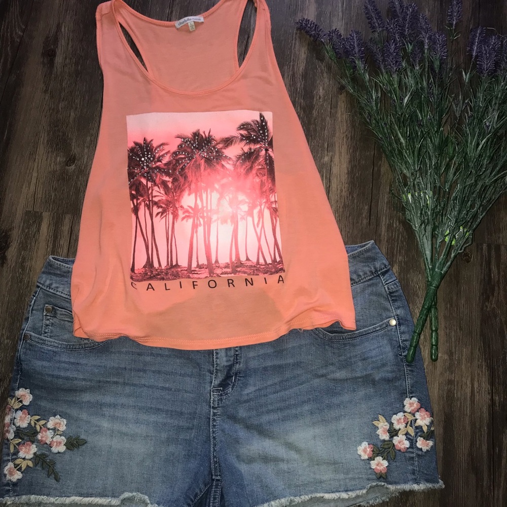Torrid Jean Shorts & Charlotte Russe Tank